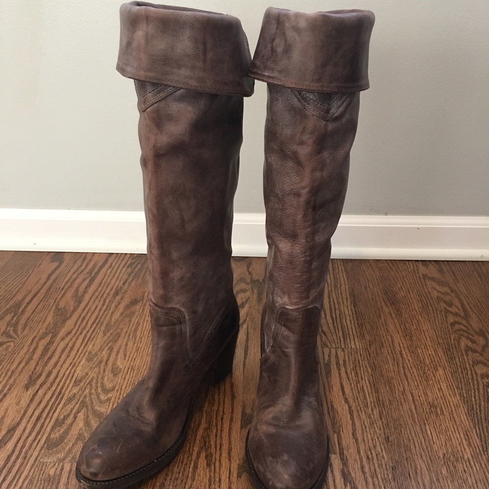 Frye Jane Tall Cuff Boots
